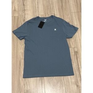 Hurley Mens Icon SS Graphic Tee Hypnotic Blue T-Shirt HSP24VMT-09028 Medium NWT